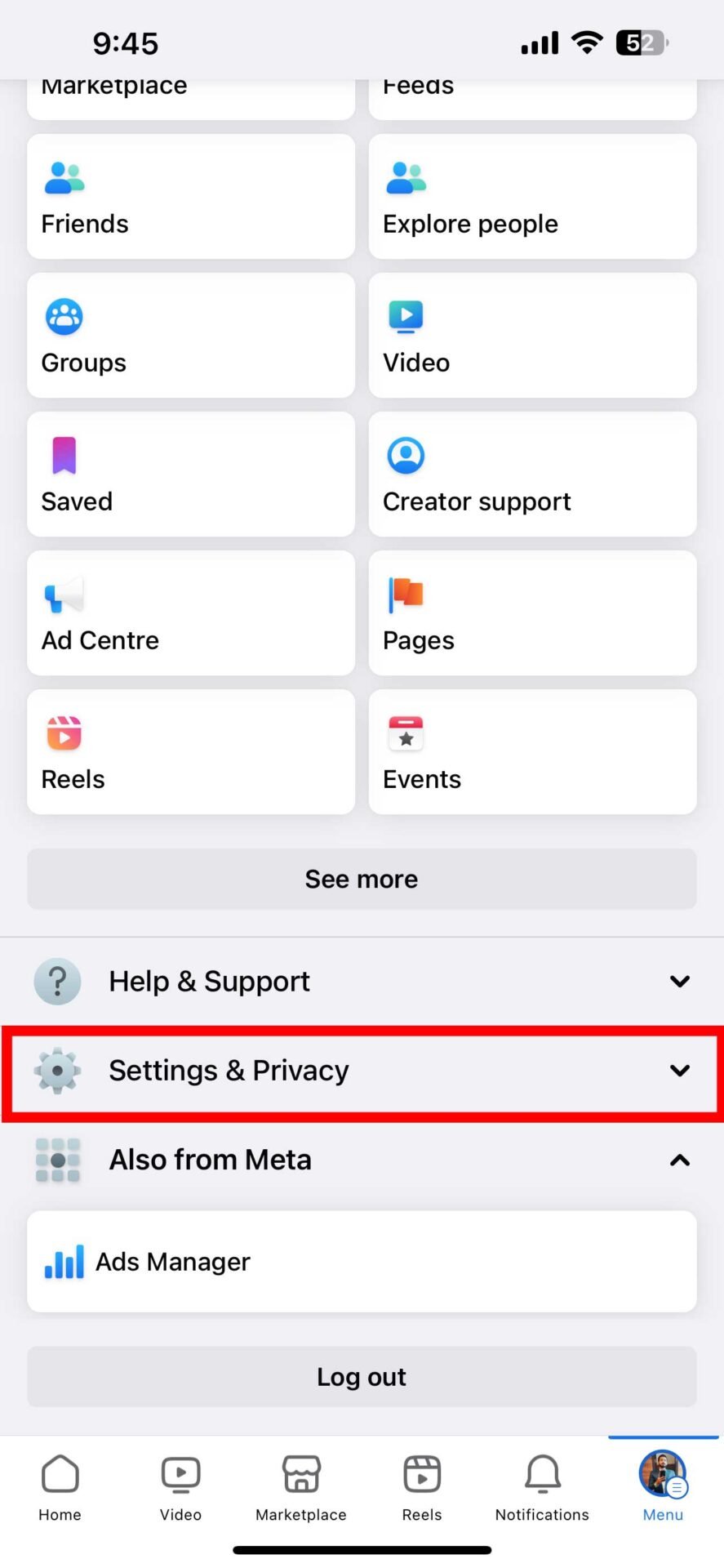 Settings and Privacy 1
