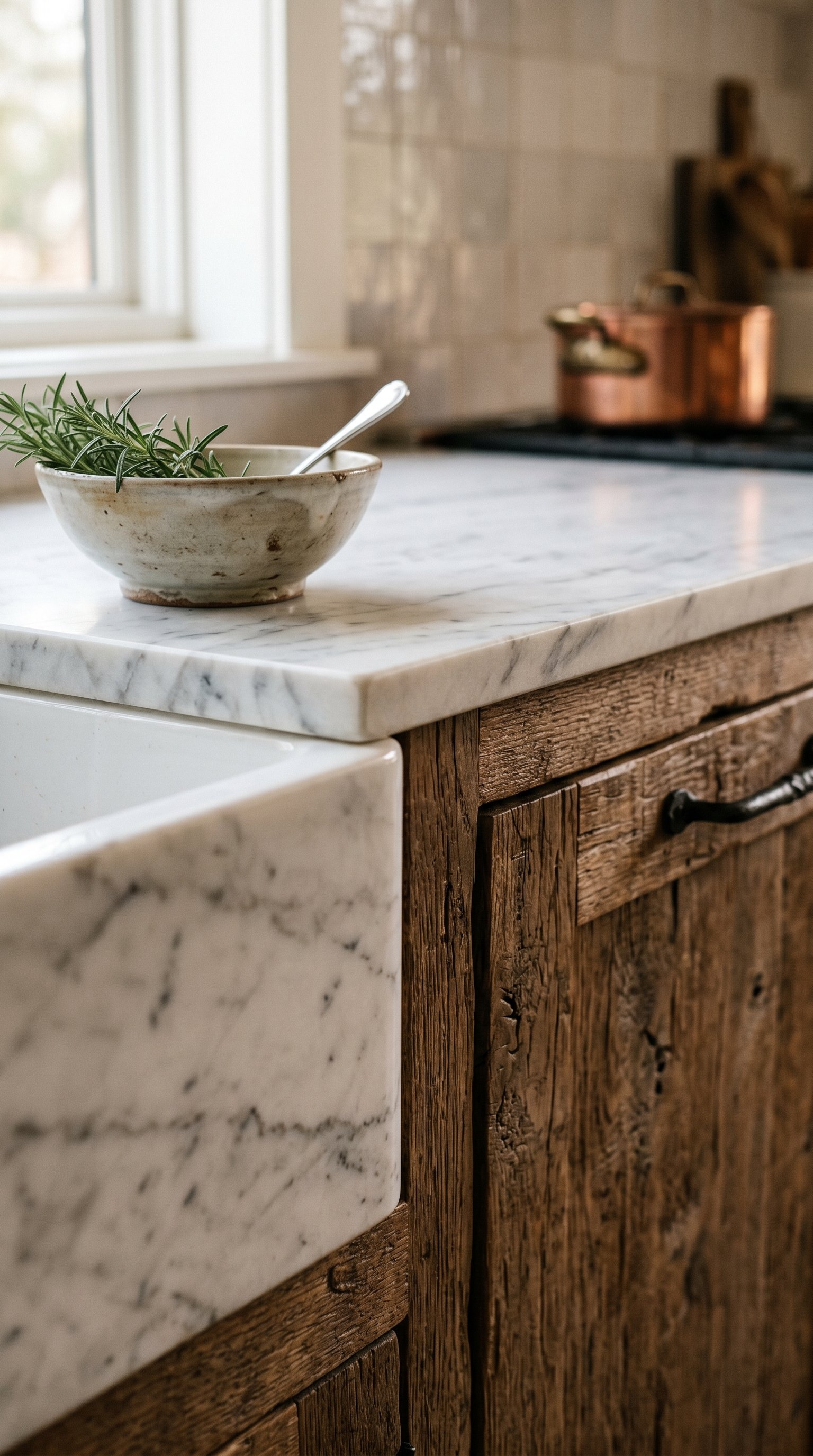 Kitchen detail showing contrast between 202605261032