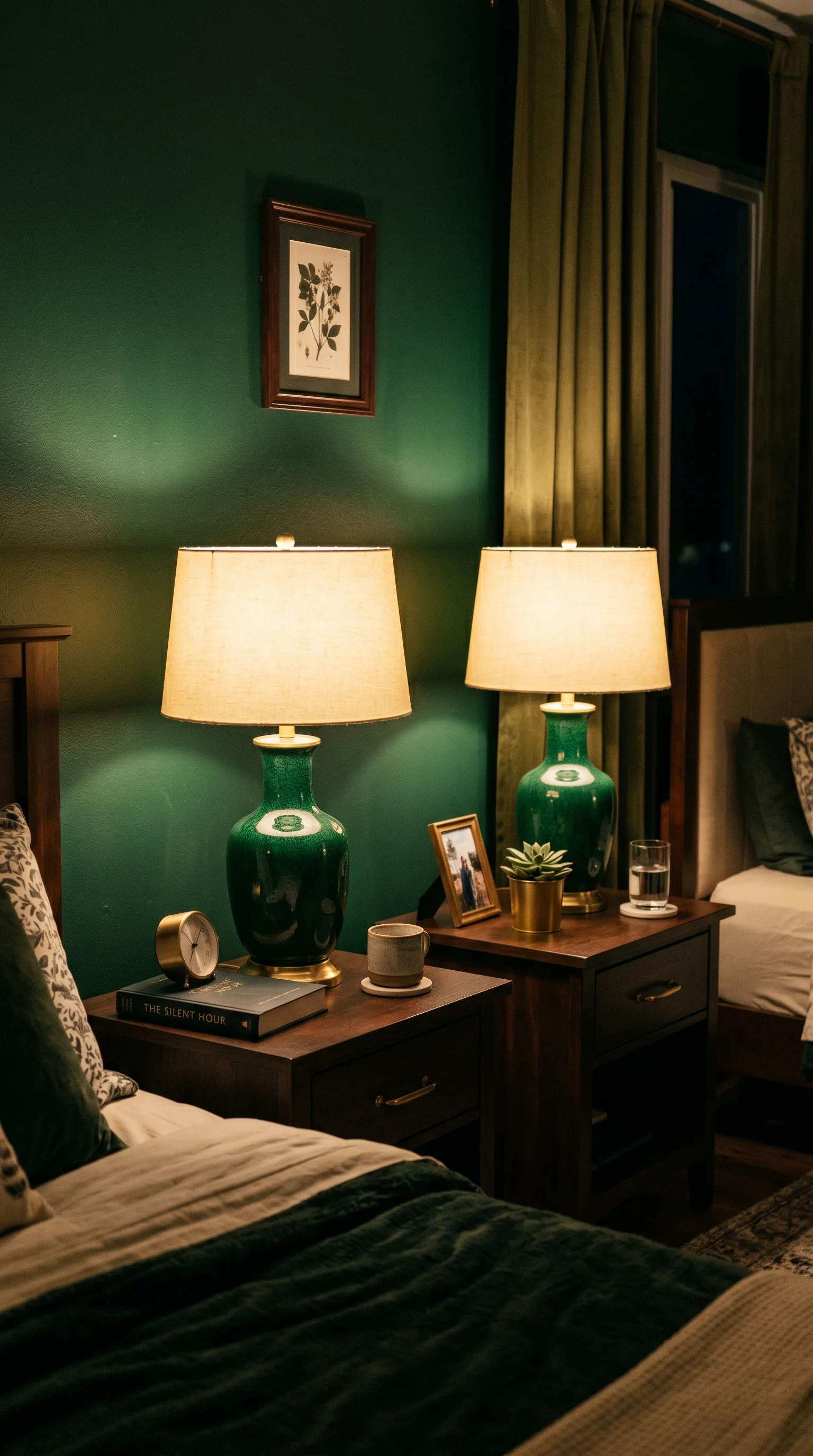12. Emerald Green Lamps and Lighting