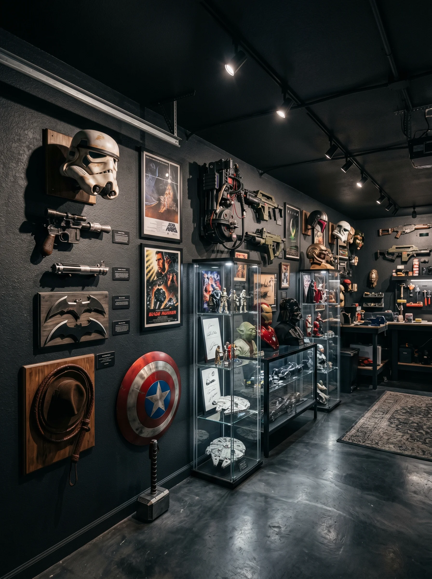 11 Garage collectibles display room with 202606210746