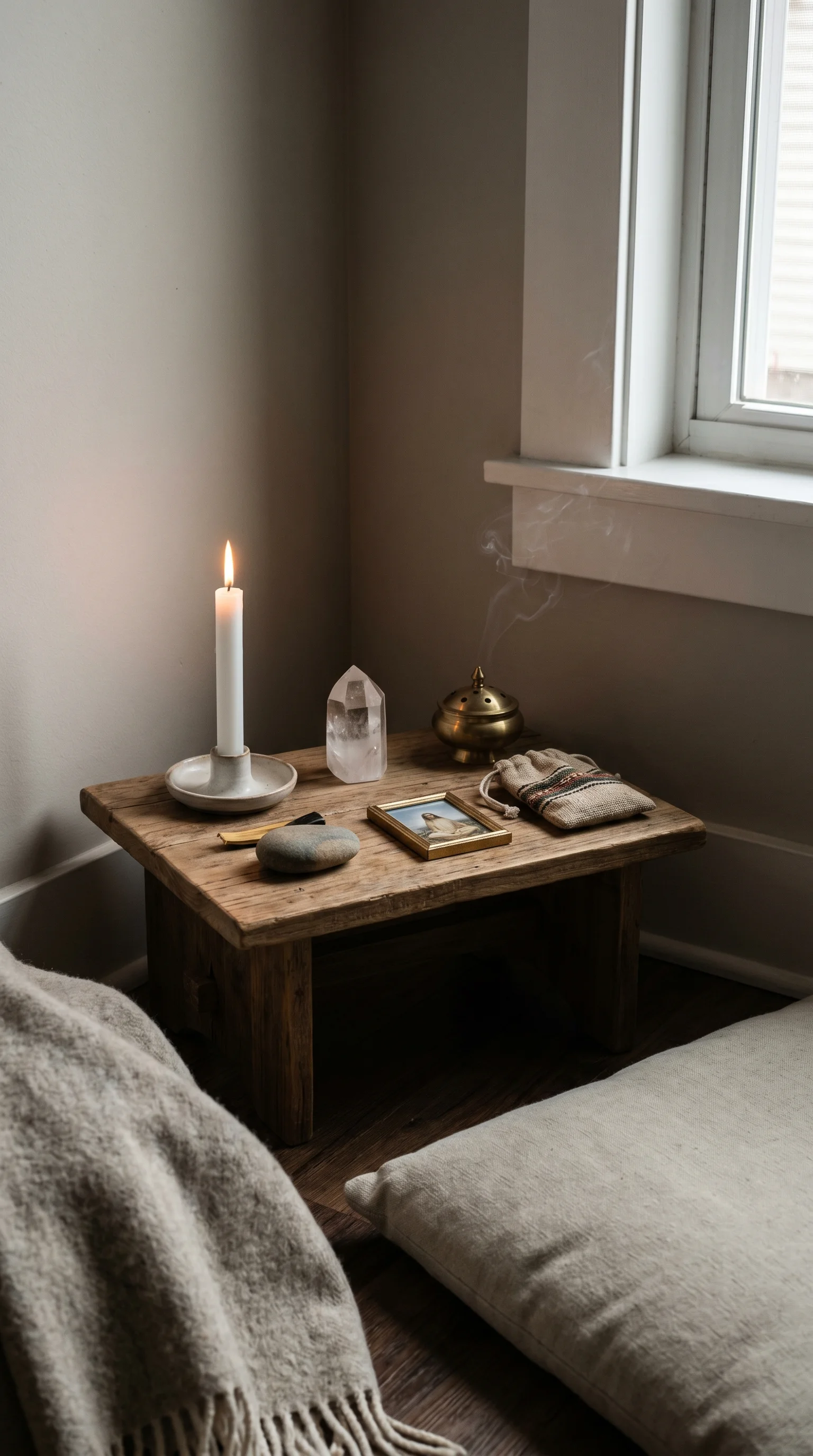 14 Personal meditation altar on low 202606221350
