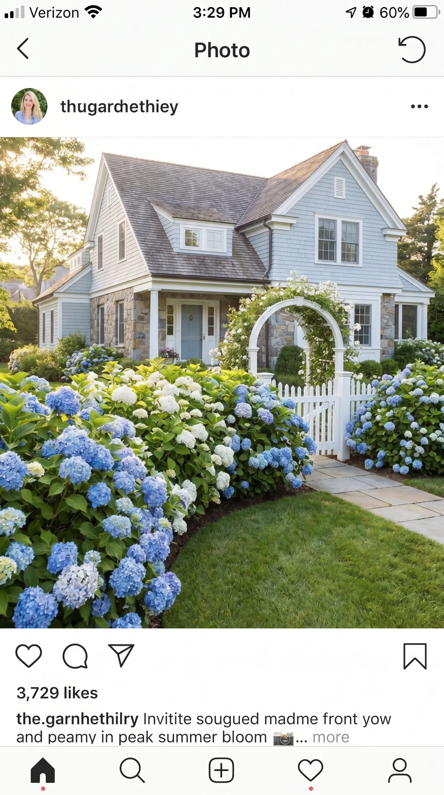15 15 Stunning front yard hedgerow of blue and white 15. [Stunning front yard hedgerow 202606211508