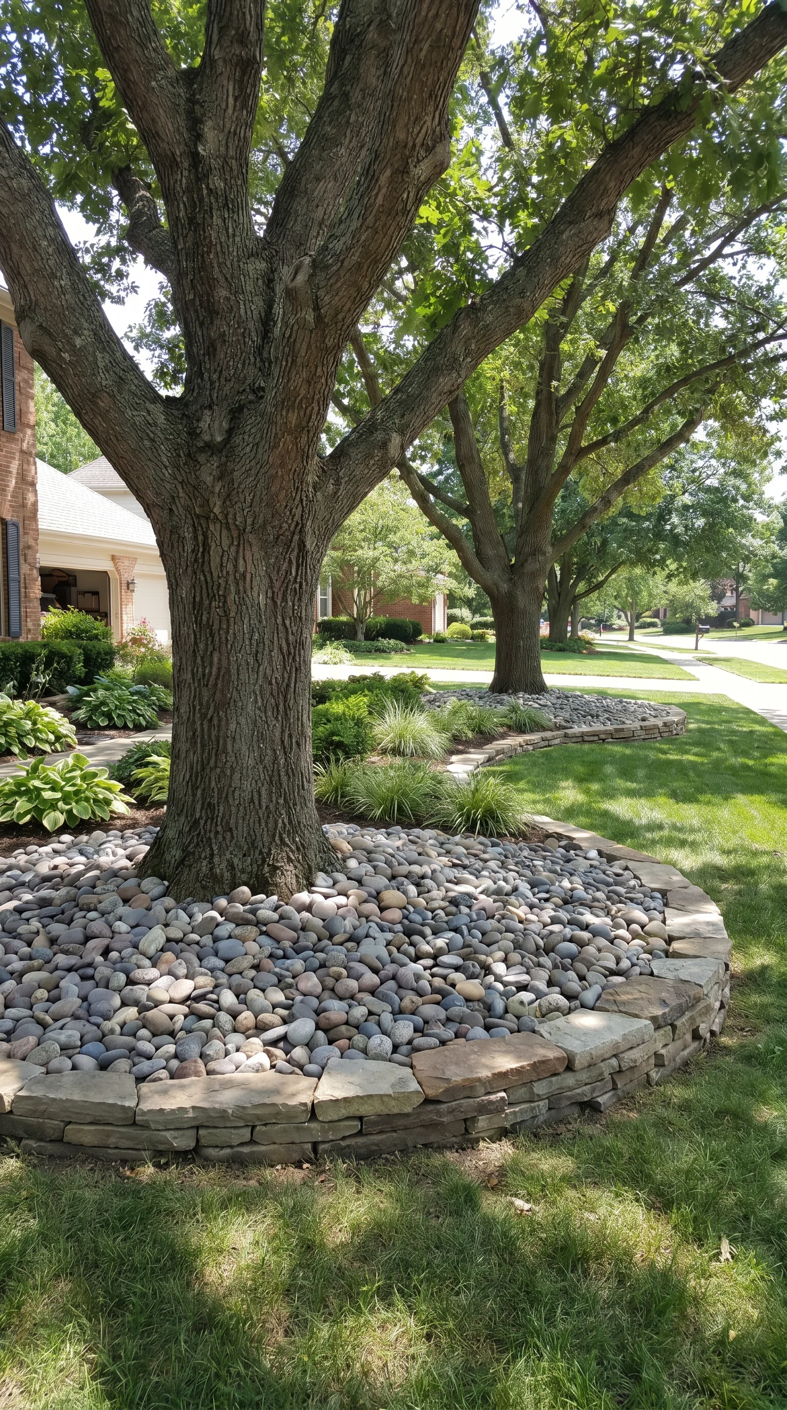 6 6 Front yard with mature trees having smooth river 6. [Front yard with mature 202606211237