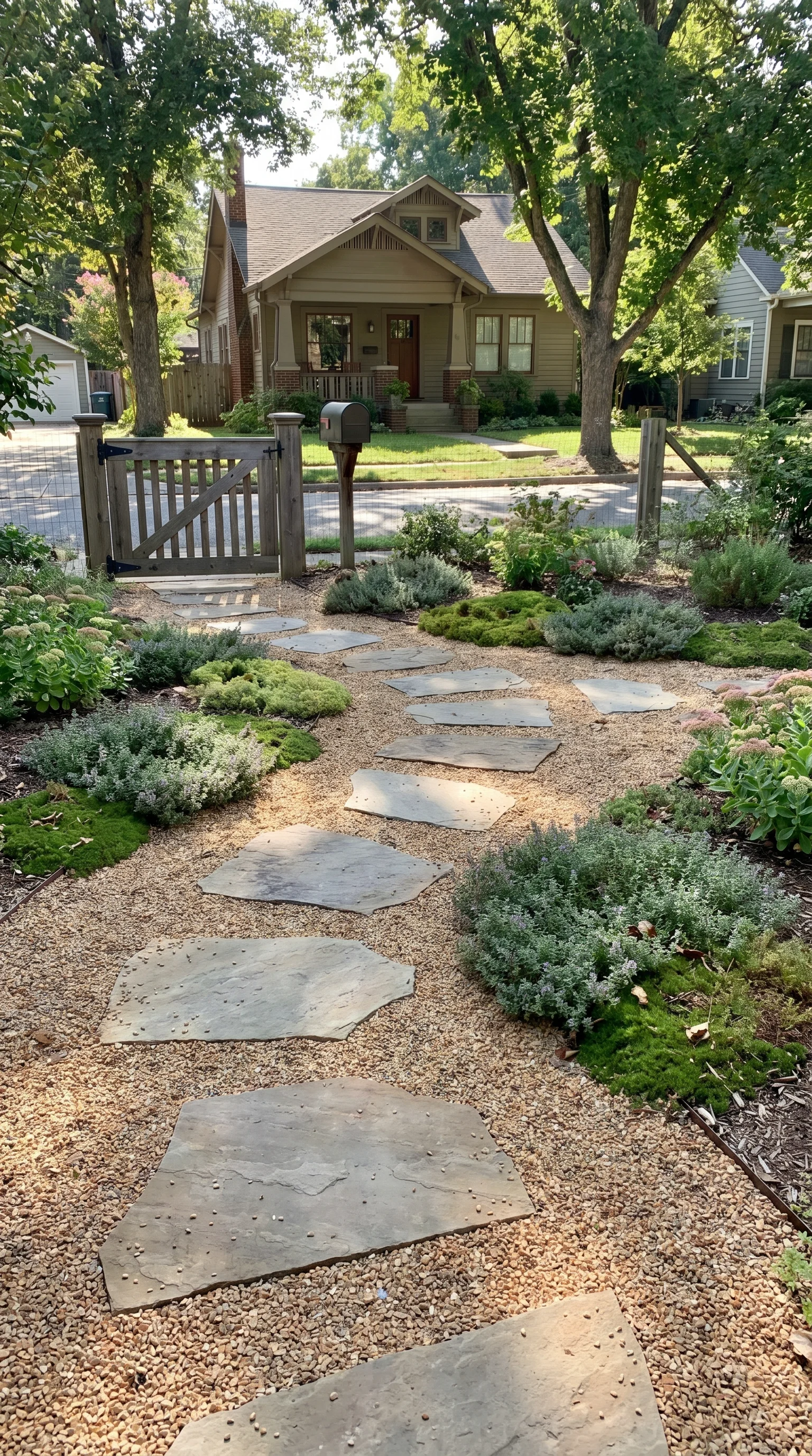 8 8 Inviting front yard path combining flat flagston 8. [Inviting front yard path 202606211239