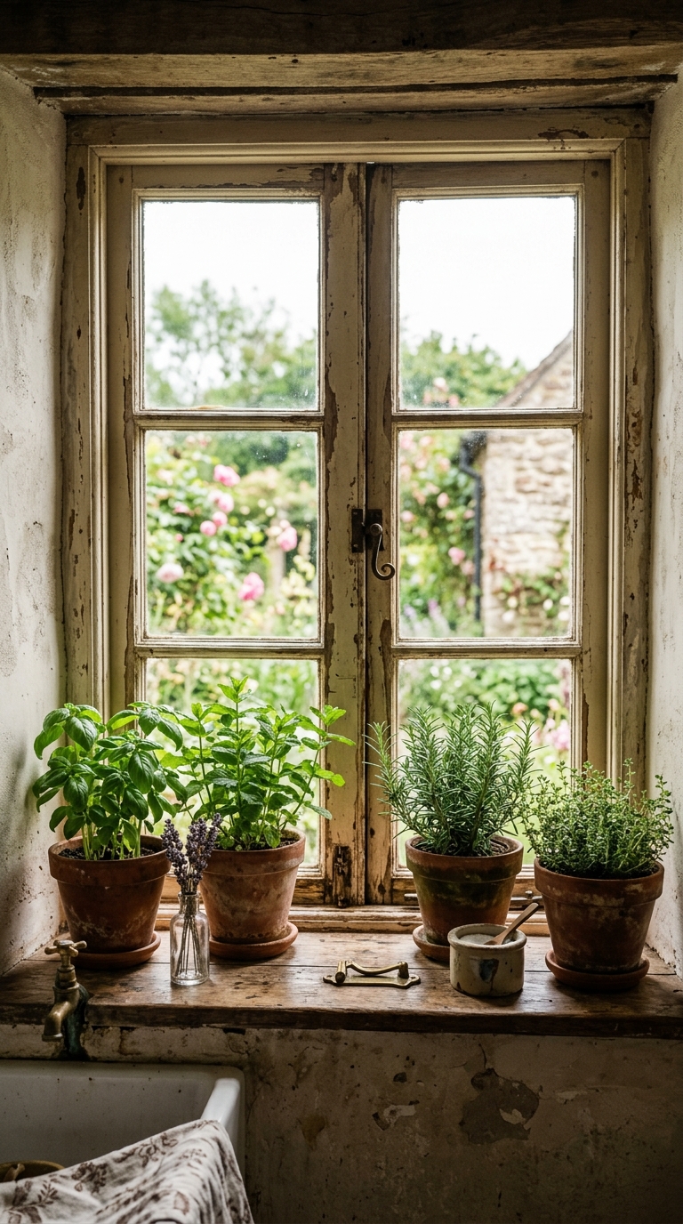 18 18 Photograph of weathered vintage wooden window f