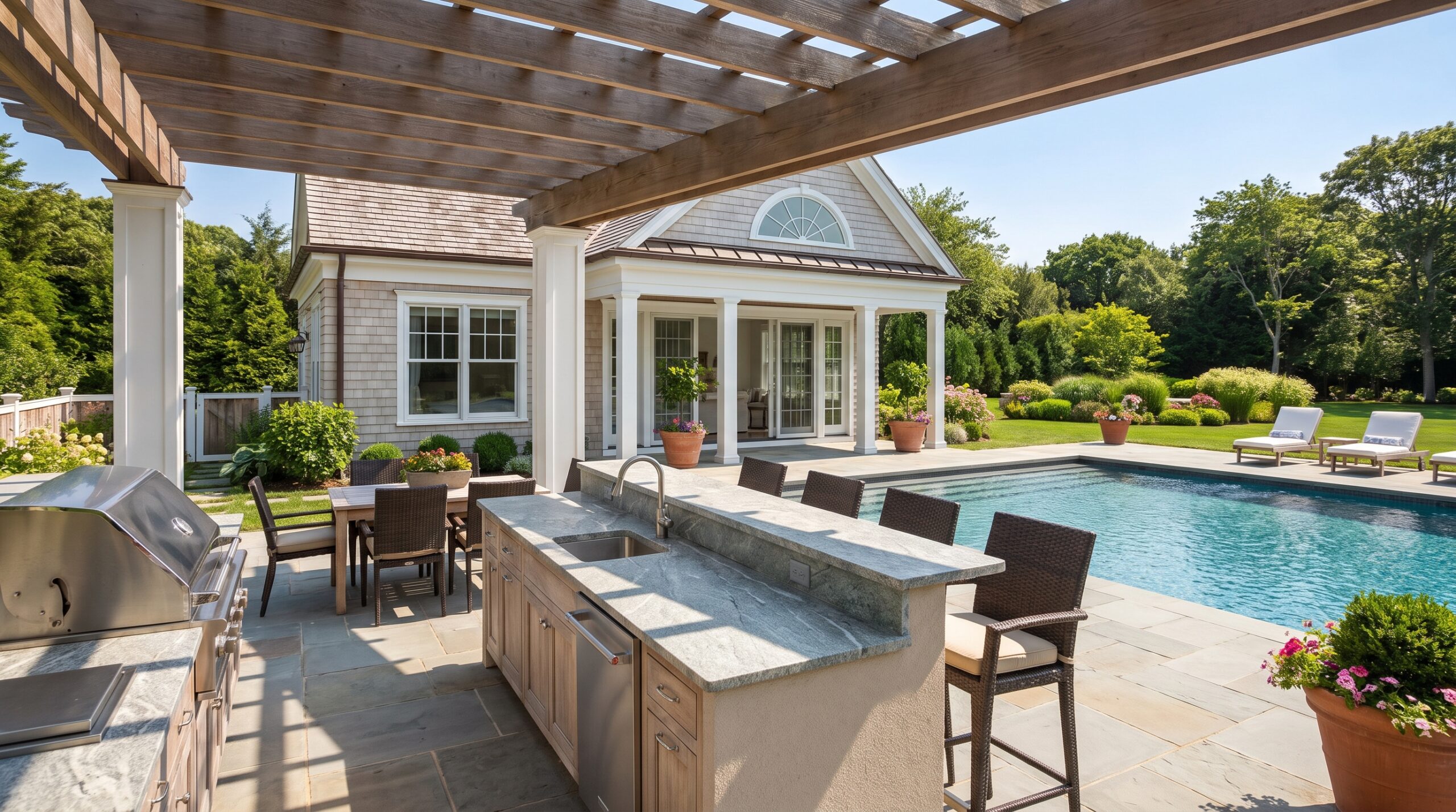 Pool house