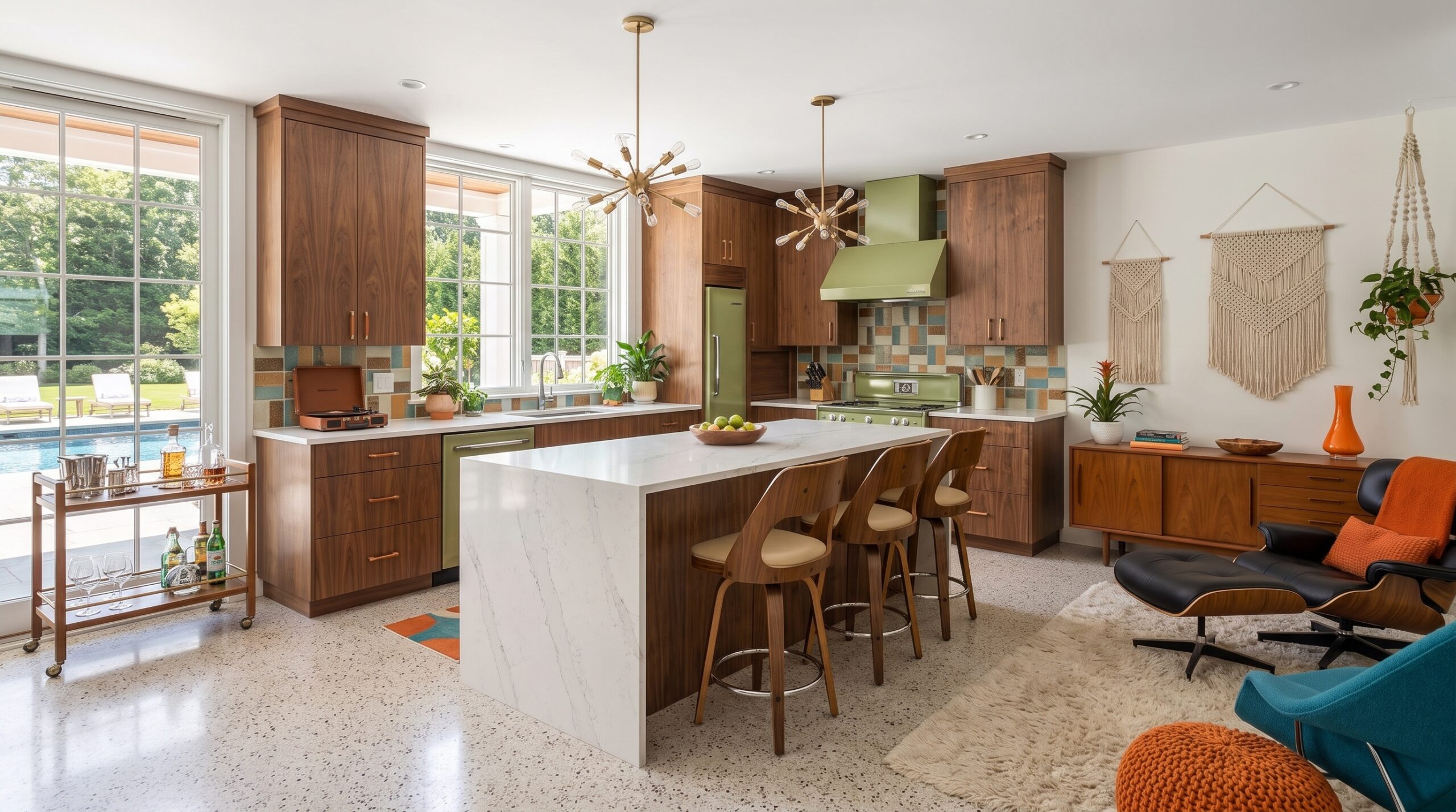 mid century modern kitchen ideas