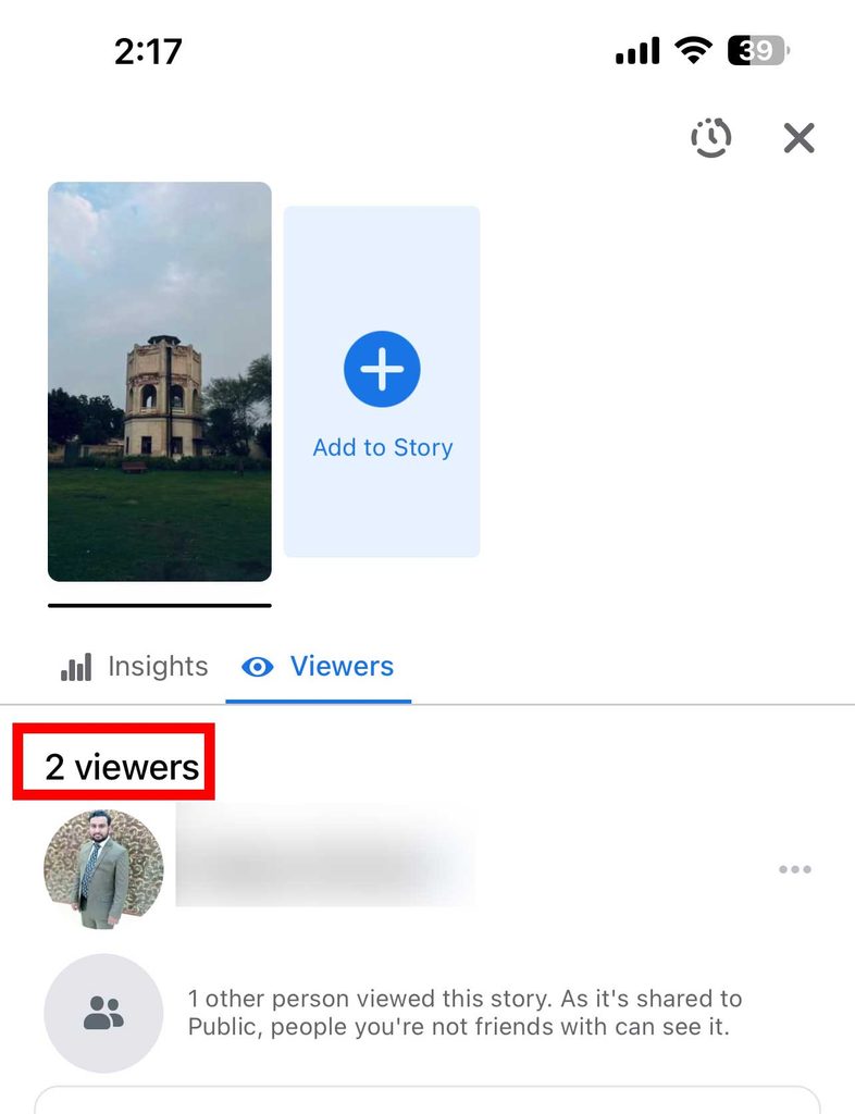 See Viewers of your Highlight story